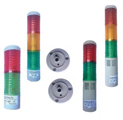 Balizas con base metálica