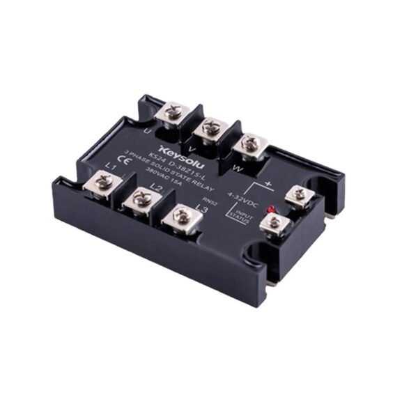 Montaje en panel SSR KS24, salida de CA